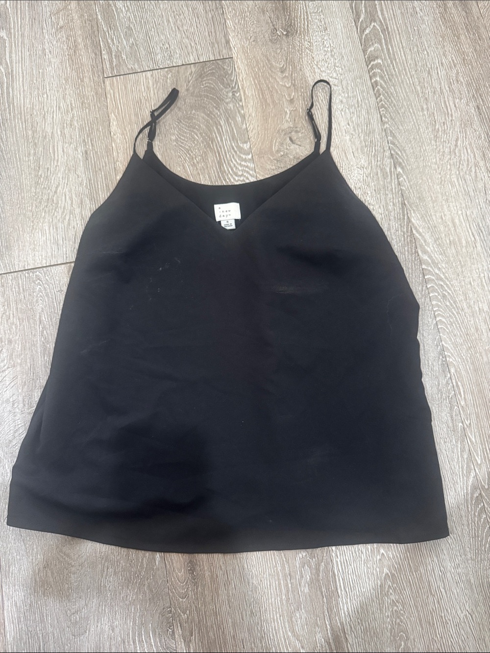 a new day Black V-Neck Slip Cami